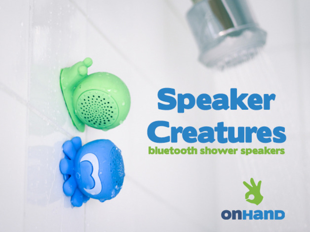 Speaker Creatures by OnHand - Bluetooth Shower Speakers's video poster