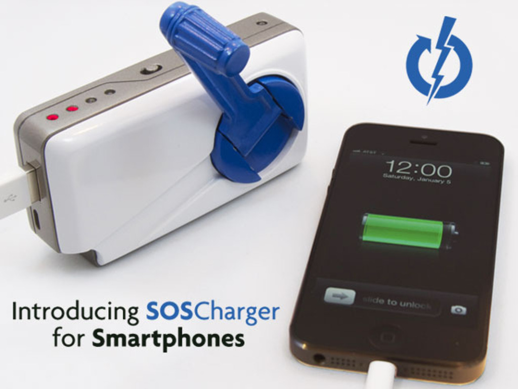 SOSCharger Self-Powered iPhone & Smart Phone Charger's video poster