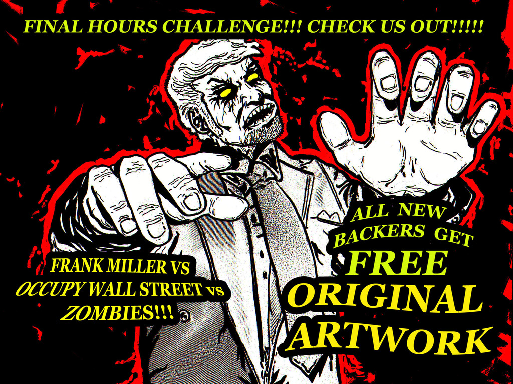 FRANK MILLER vs OCCUPY WALL STREET vs ZOMBIES - HELL YEAH!!'s video poster