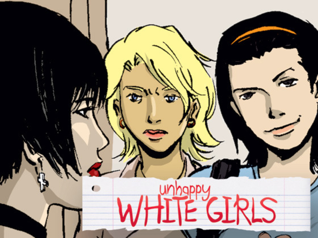 Unhappy White Girls: A comic book novella's video poster