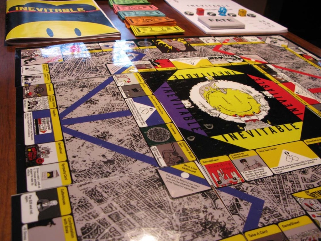 Inevitable: dystopian tabletop gaming's video poster