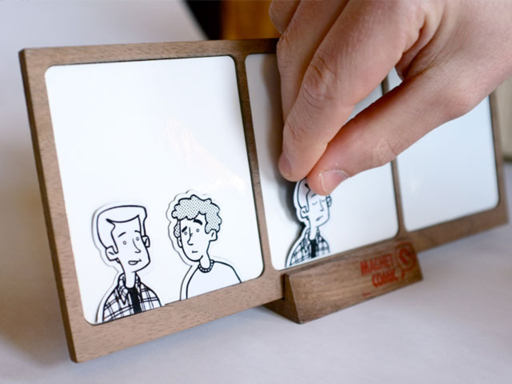 Magnet Comic: A Custom Magnetic & Dry-Erase Comic Strip's video poster
