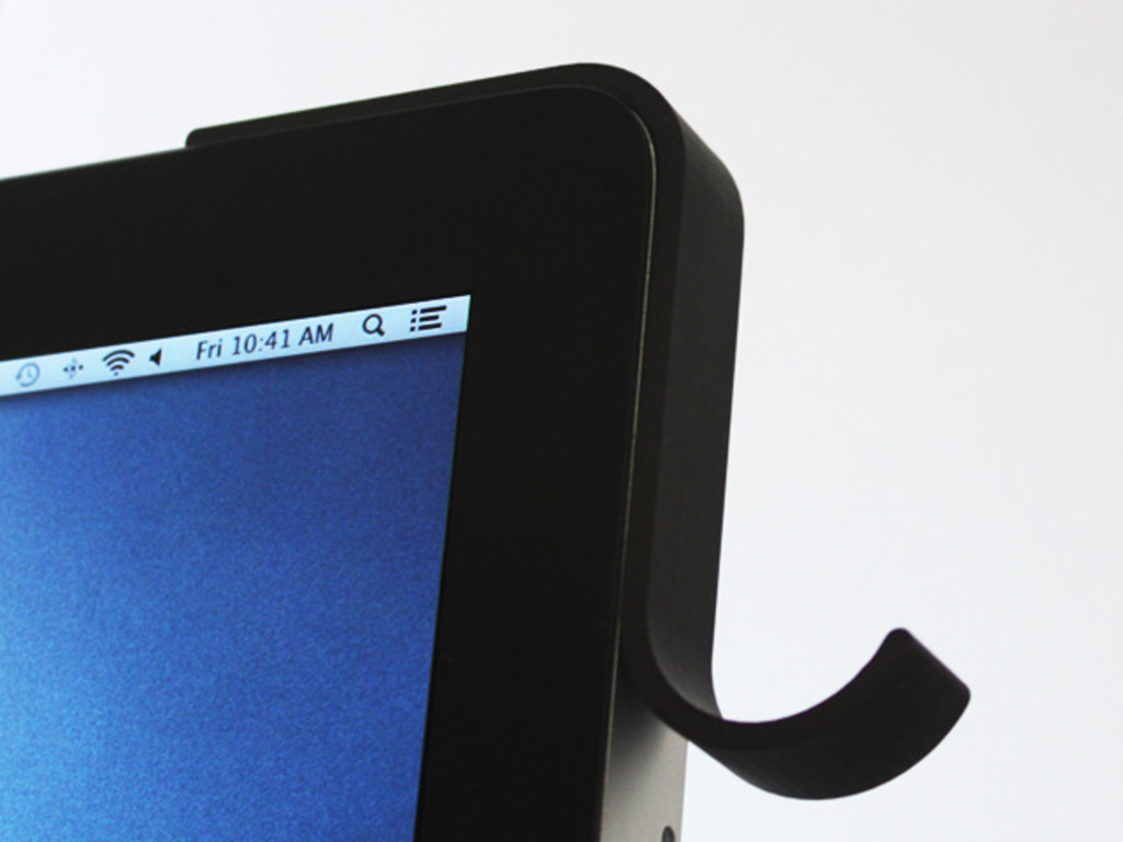 Machook. Headphone hook for iMac.'s video poster