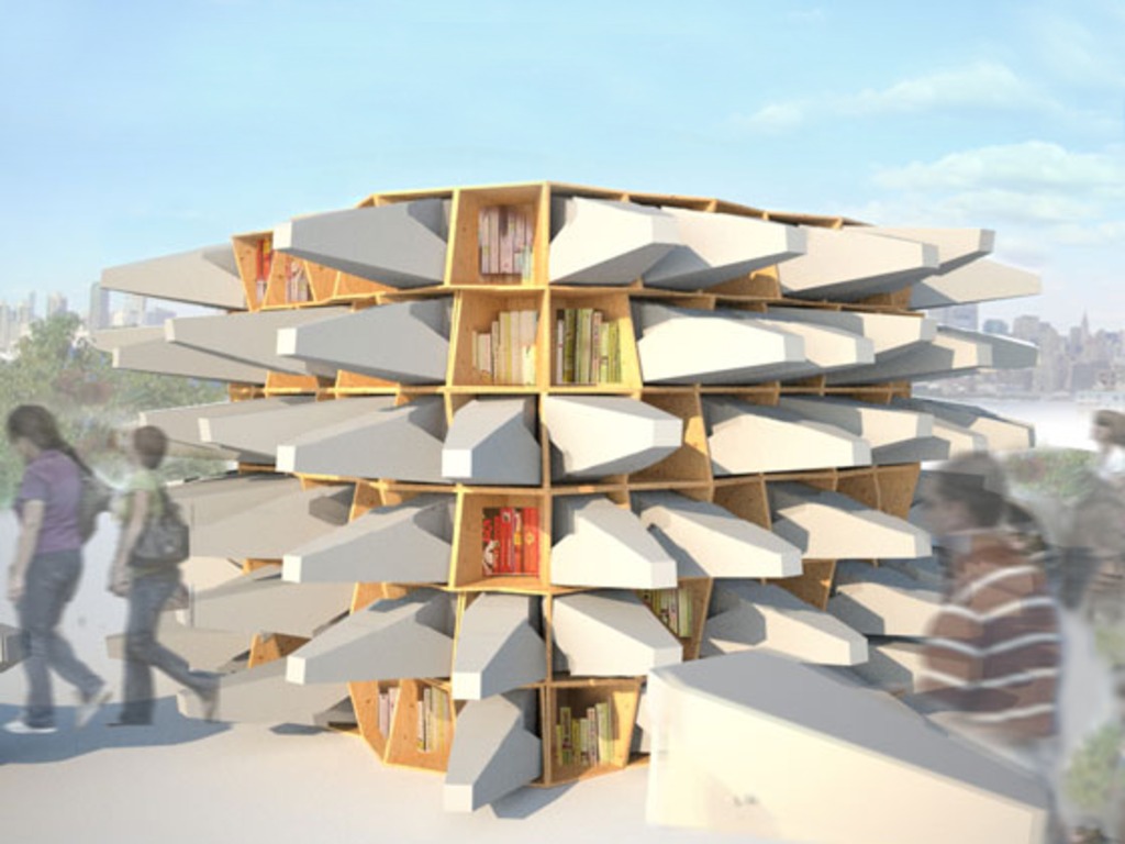 The Uni: a portable, open-air reading room for public space's video poster