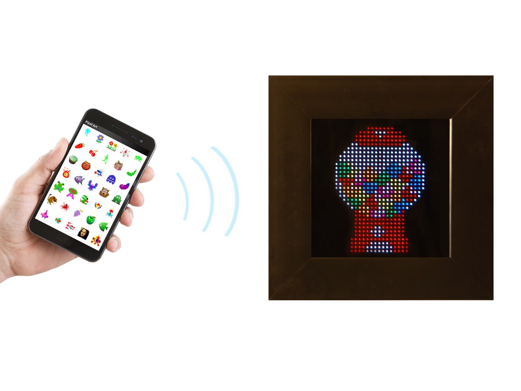 PIXEL: Interactive LED Art's video poster