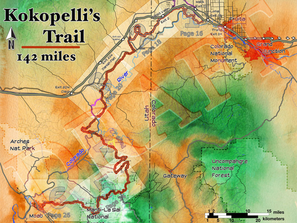 Guide book for Kokopelli's Trail's video poster