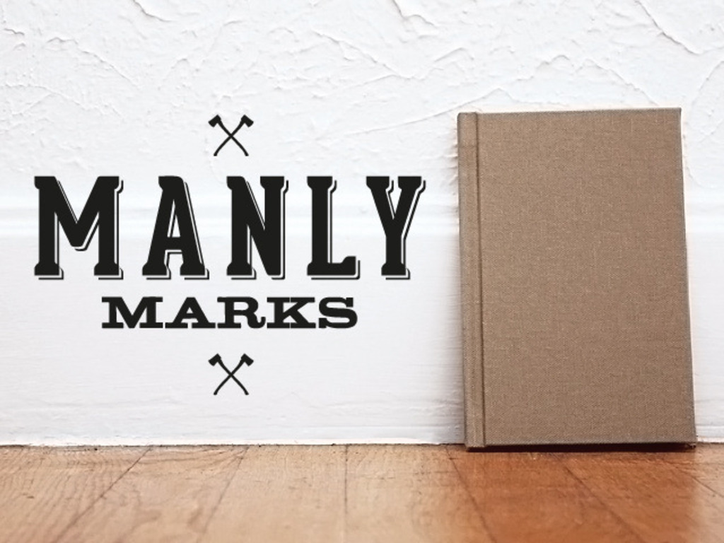 Manly Marks. A Letterpress Project's video poster