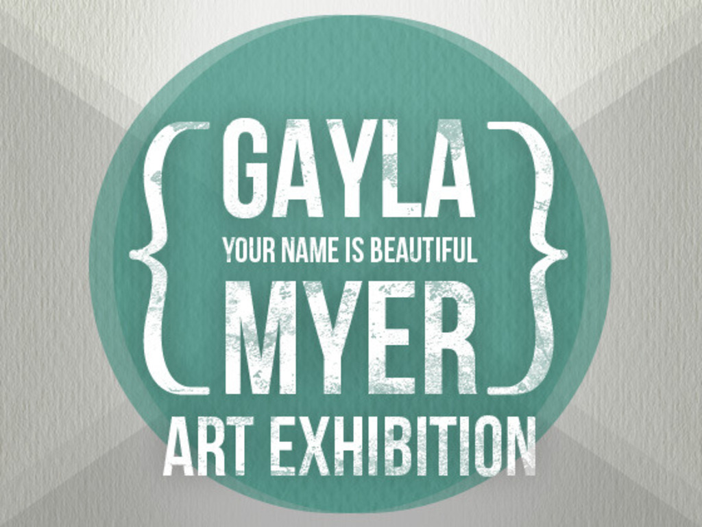 "Your Name Is Beautiful" Art Exhibition's video poster
