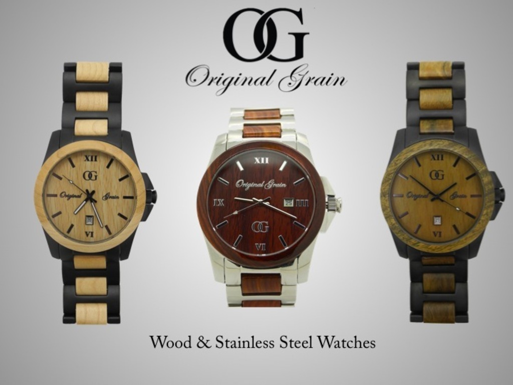 Original Grain: All-Natural Wood & Stainless Steel Watches's video poster