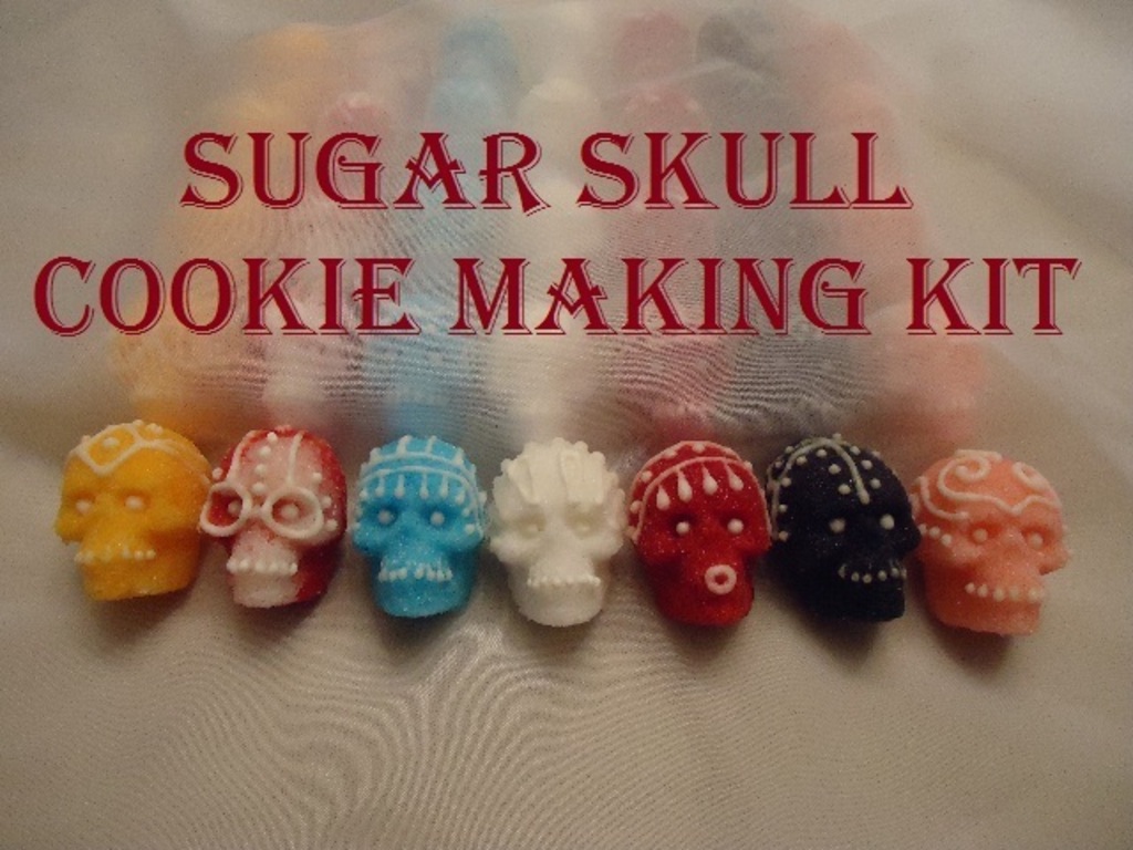 Sugar Skull Cookie Making Kit's video poster