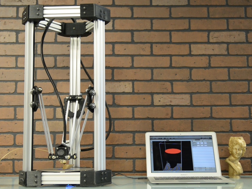 DeltaMaker: An Elegant 3D Printer's video poster