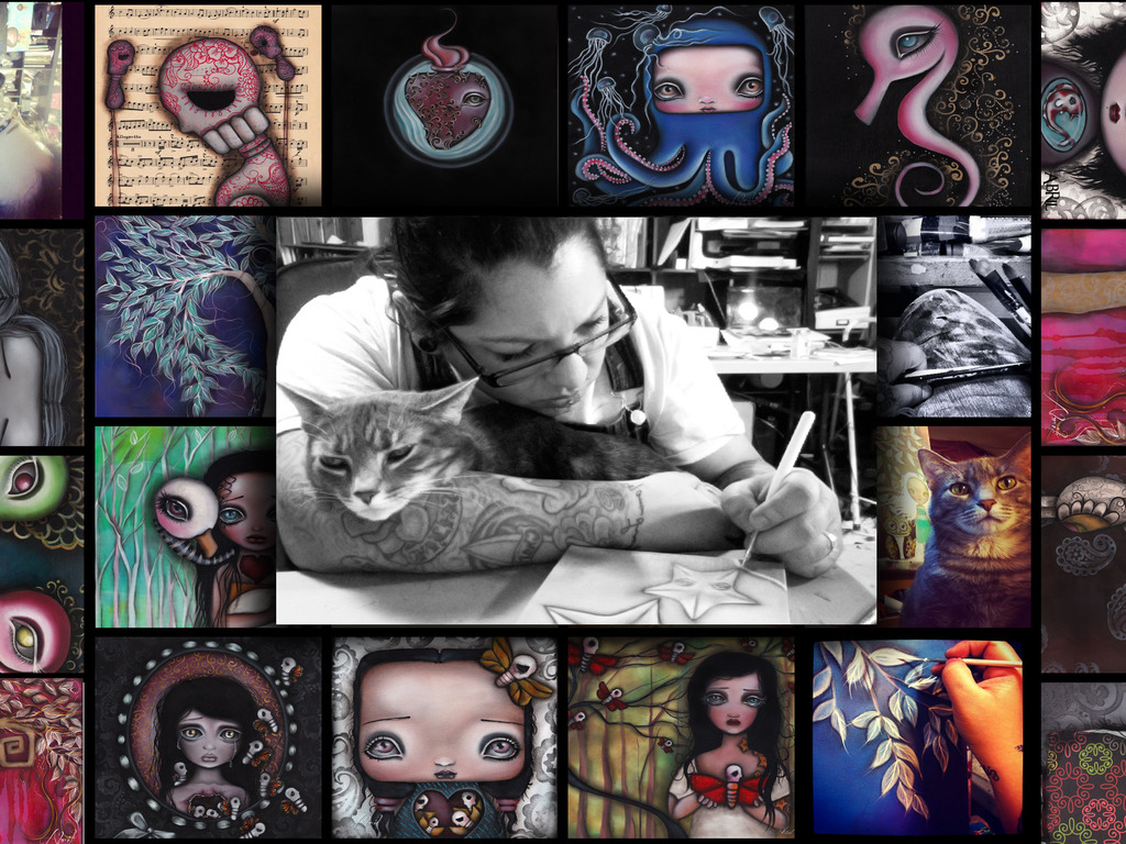 Abril Andrade's "Bones , Butterflies and Dreams" Solo Show's video poster