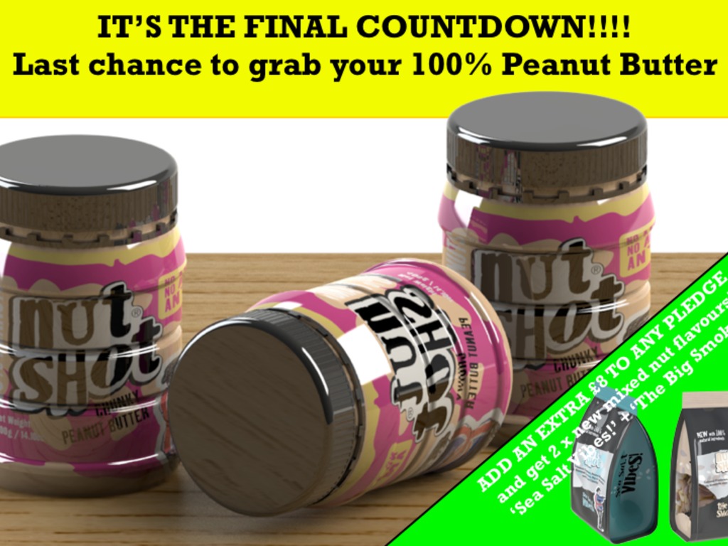 Nutshot Peanut Butter - made from 100% Peanuts!'s video poster
