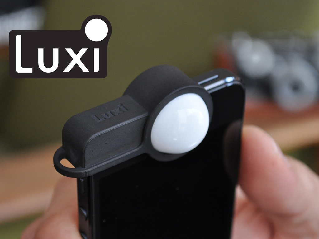 Luxi ~ Incident light meter adapter for iPhone's video poster