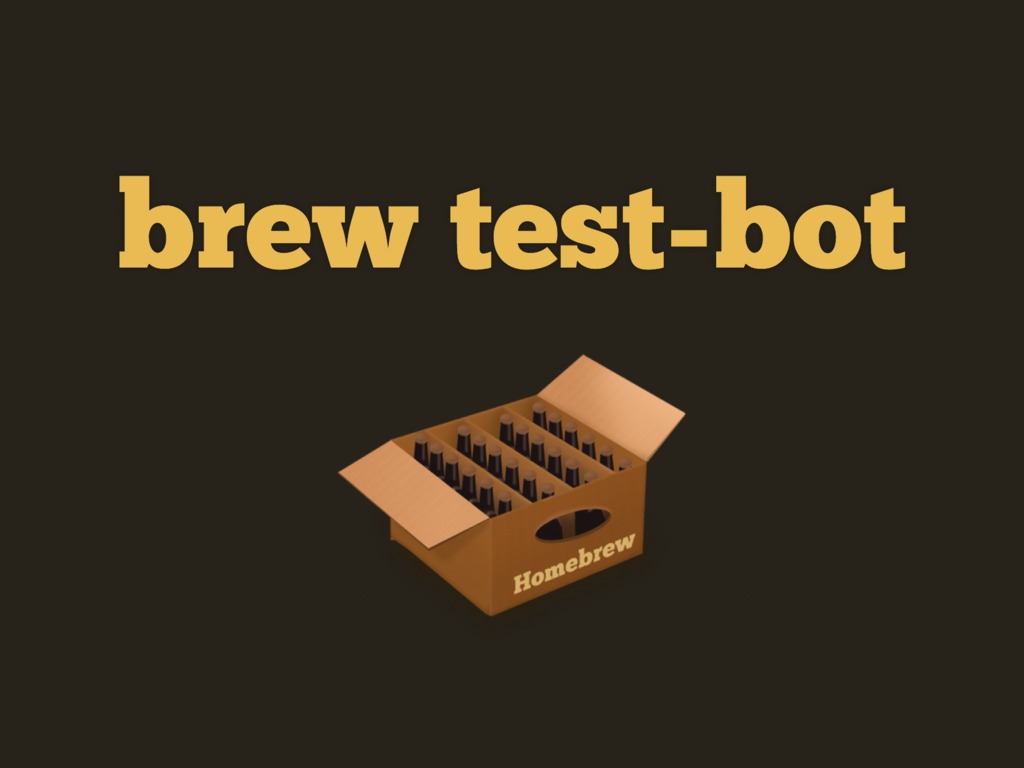 brew test-bot's video poster