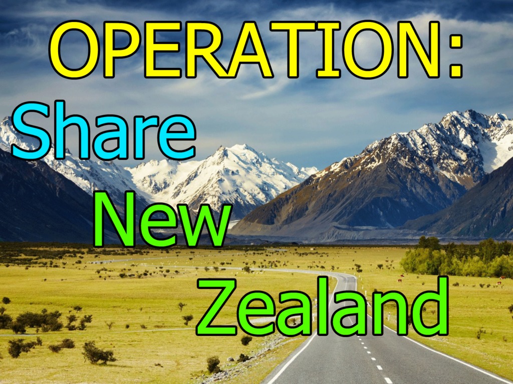 Operation: Share New Zealand's video poster