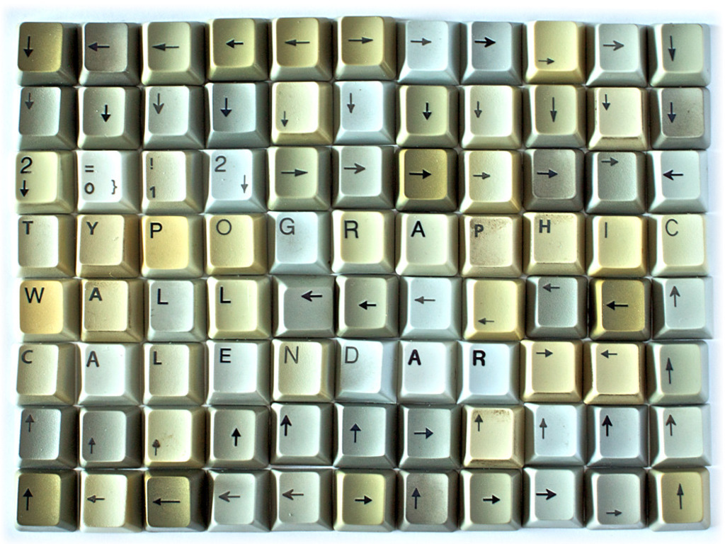2012 Typographic Wall Calendar's video poster
