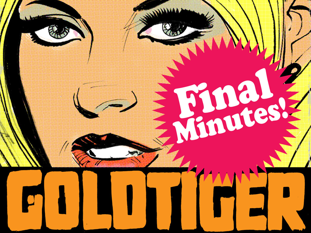GOLDTIGER by Guy Adams and Jimmy Broxton's video poster