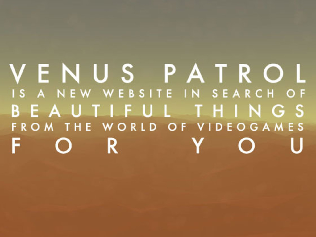 VENUS PATROL: charting a new course for videogame culture's video poster