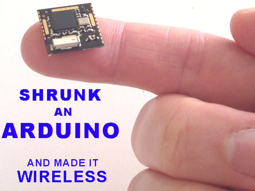 Shrunk down an Arduino to the size of a finger-tip!'s video poster