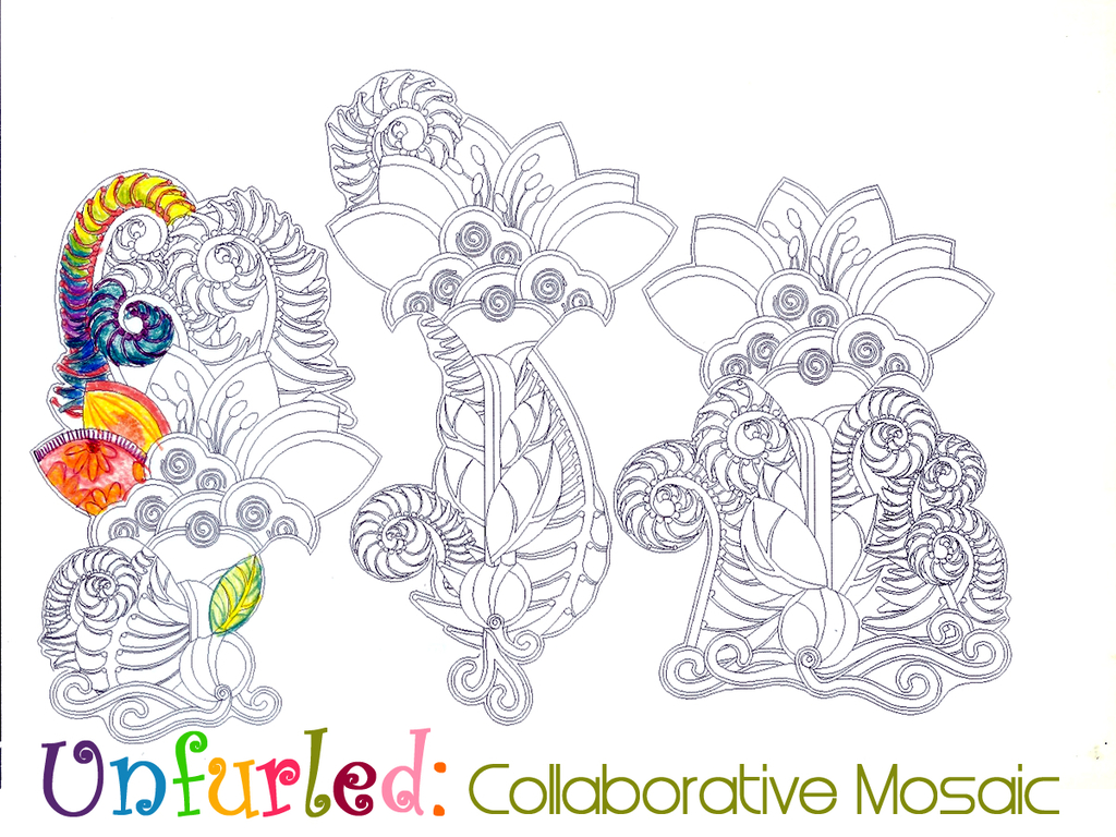 Unfurled, Collaborative Mosaic Mural of Wit and Whimsy's video poster