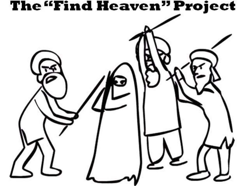 The "Find Heaven" Project's video poster
