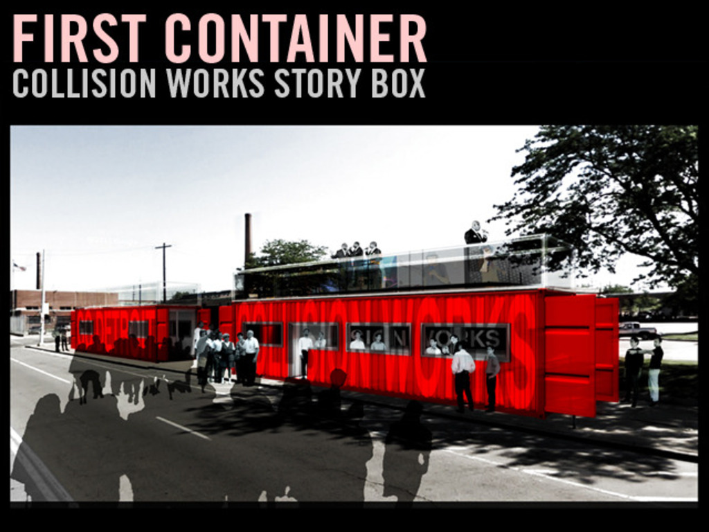 FIRST CONTAINER: Collision Works Story Box Installation's video poster