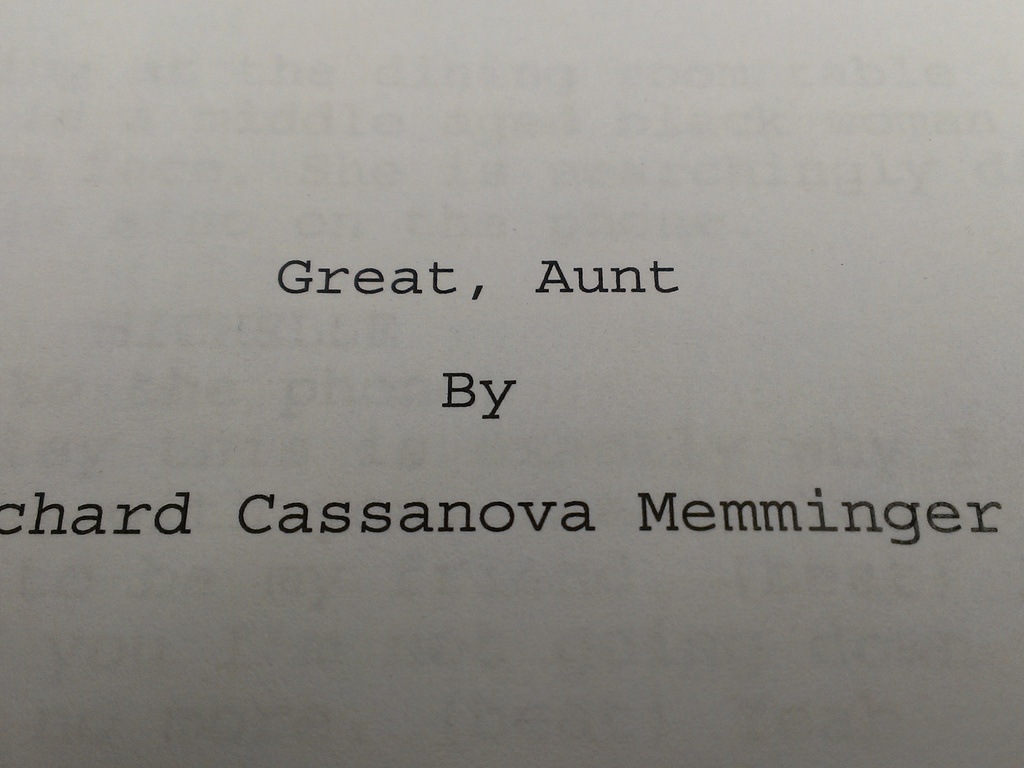 "Great, Aunt"'s video poster