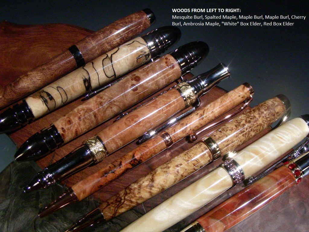 Hand Turned Wood Pens from Burls & Other Specialty Woods's video poster