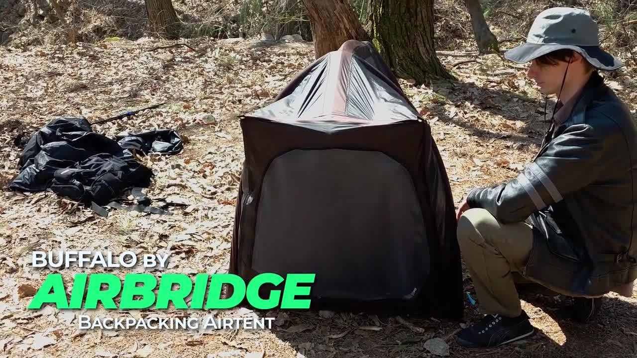 Get off the ground with the *AERIAL A1* Tree Tent / Hammock