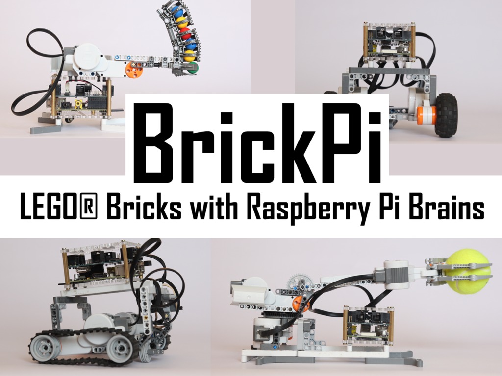 BrickPi: LEGO® Bricks with a Raspberry Pi Brain's video poster
