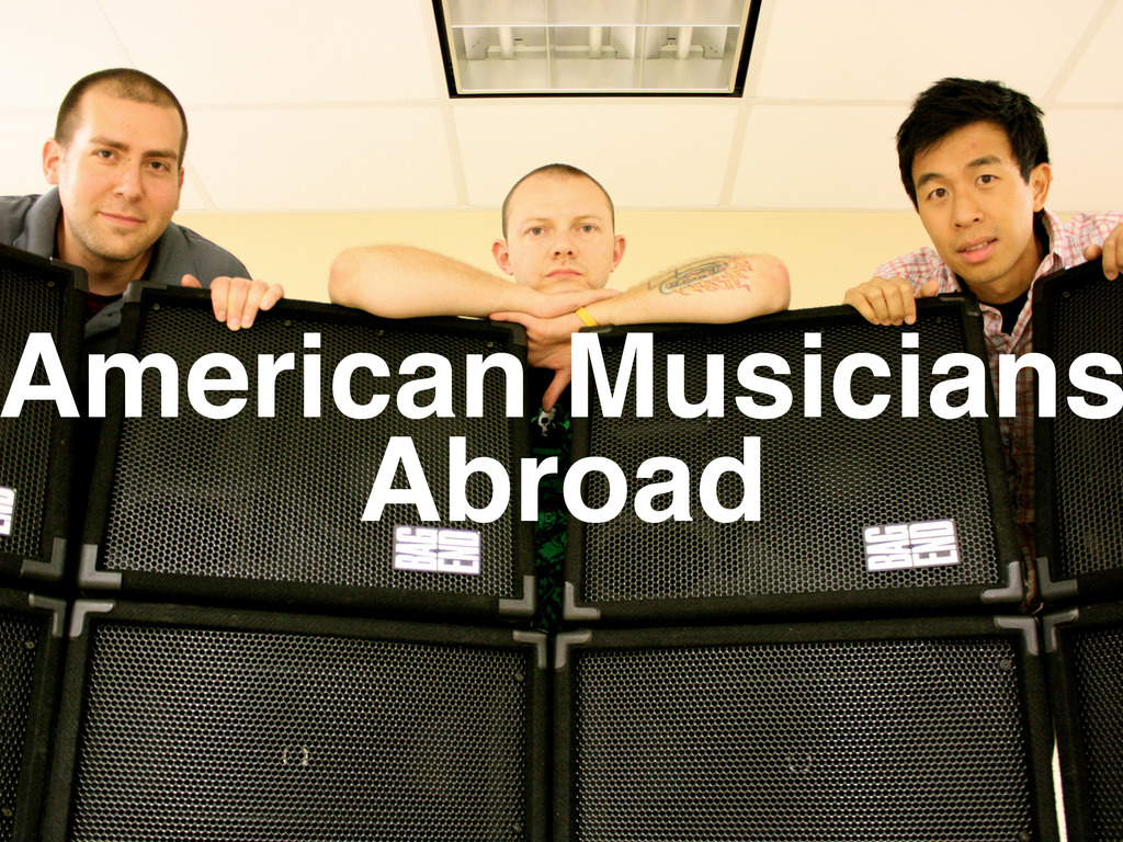 American Musicians Abroad's video poster