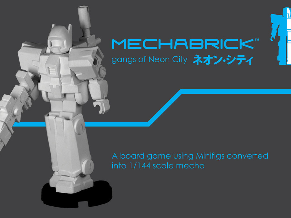 Mechabrick - A Minifig/Mecha board game and models's video poster