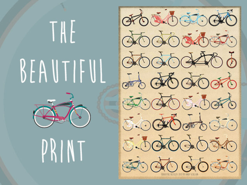 The Beautiful Bicycle Print's video poster