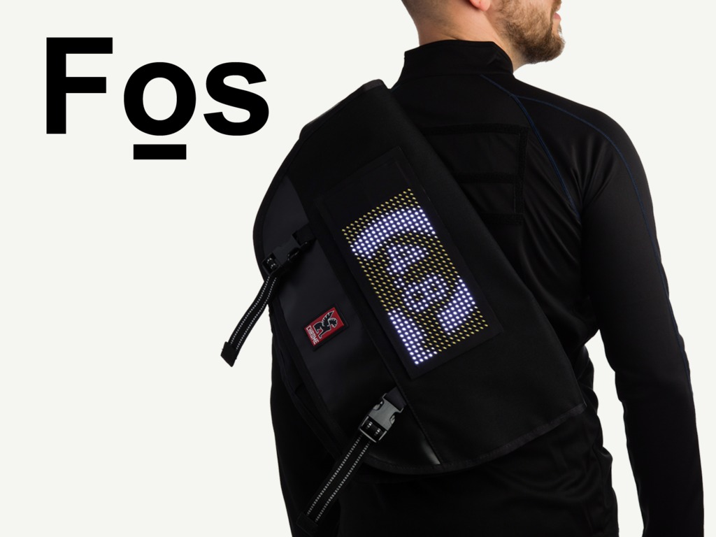 Fos - A truly wearable, Bluetooth LED display system's video poster