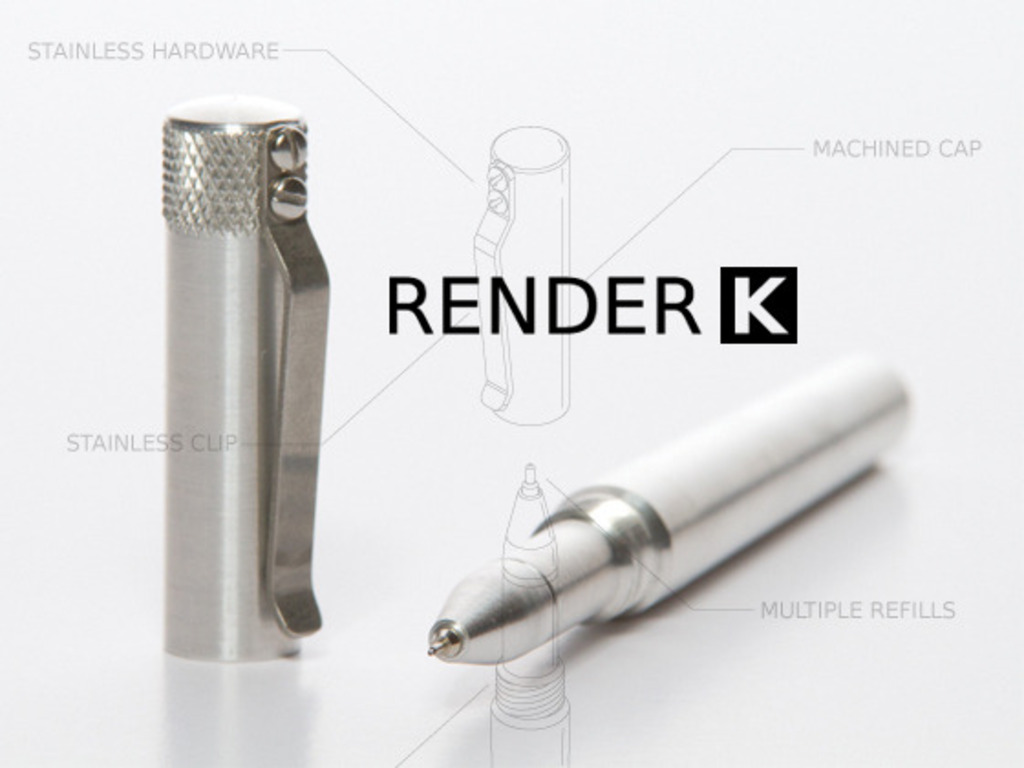 RENDER K- A Custom Machined Pen's video poster