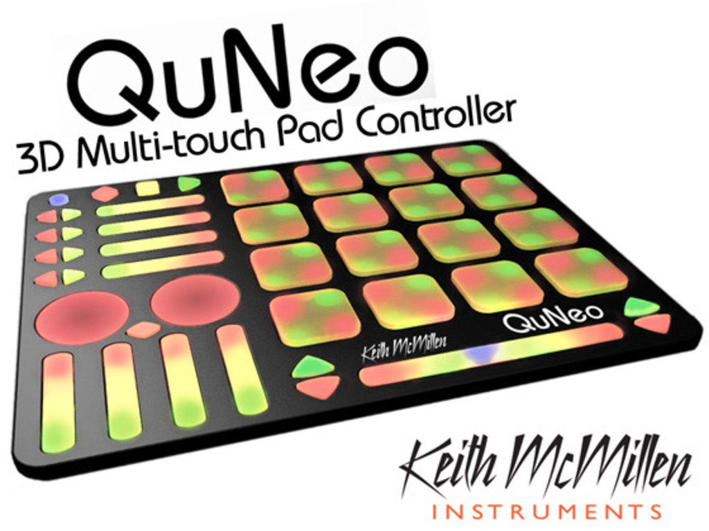 QuNeo, 3D Multi-touch Open Source MIDI & USB Pad Controller's video poster