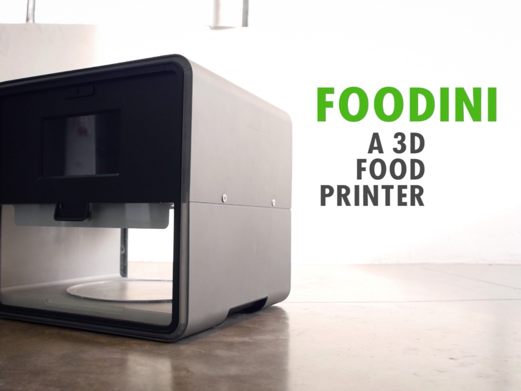 Designed for Healthy Eating: Foodini - a 3D Food Printer's video poster