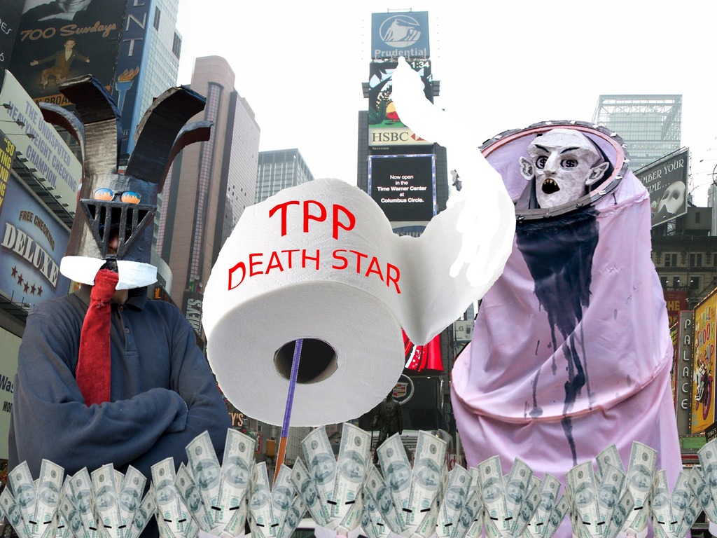 MONEY WARZ: #TPP DEATH STAR video for #OWS 2nd anniversary's video poster