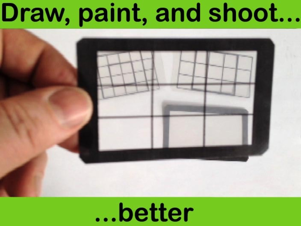 Wallet residing grid cards for artists and film makers's video poster