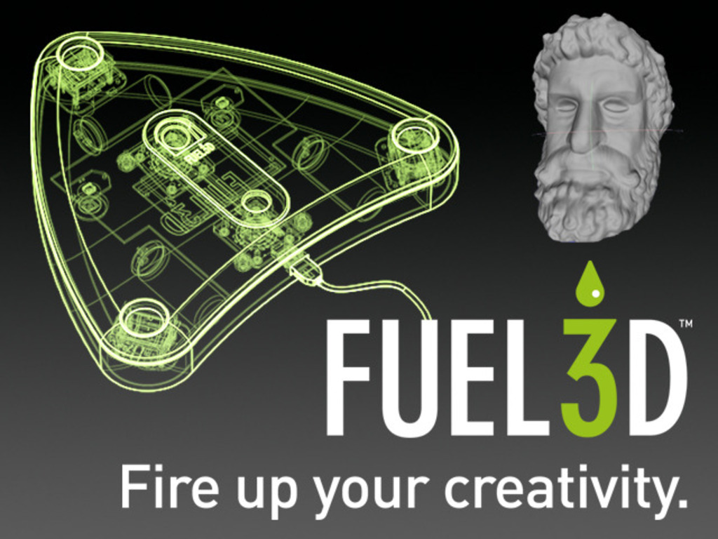 Fuel3D: A handheld 3D scanner for less than $1000's video poster