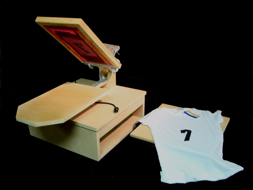 DIY T-shirt Heat Press and Screen Printer using a griddle!'s video poster
