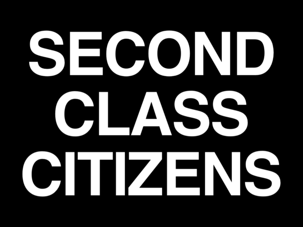 Second Class Citizens Documentary's video poster