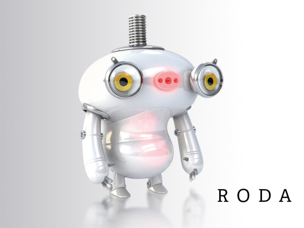 RODA: A clumsy robot stumbles through Happical Zoo's video poster