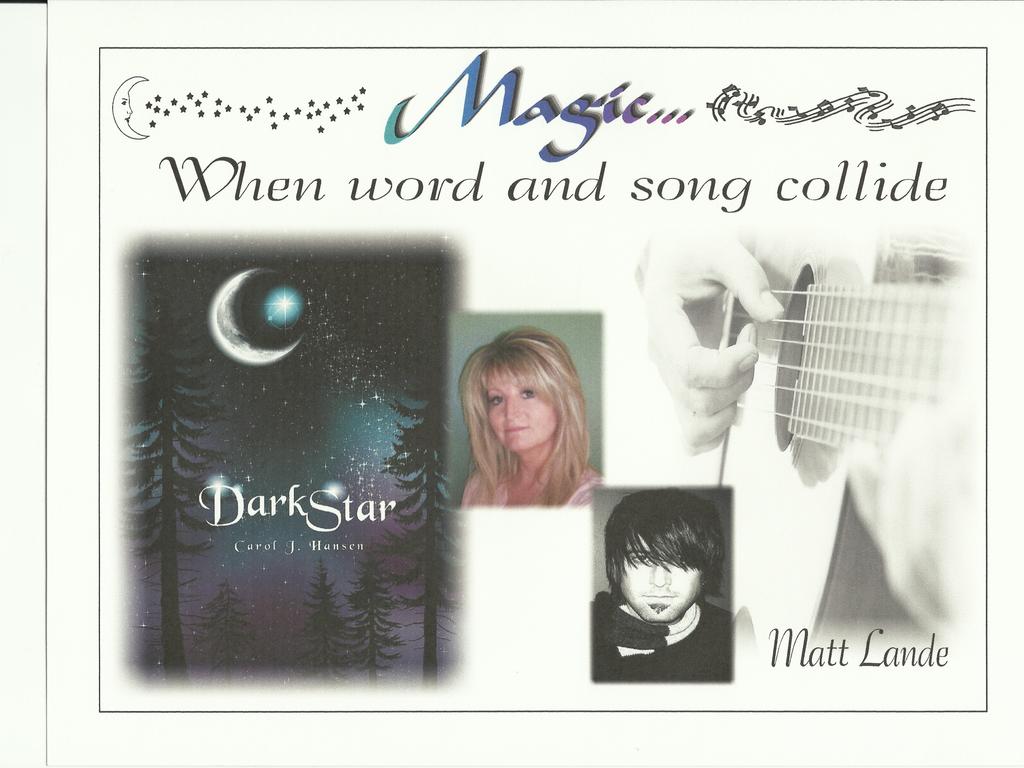 Author Carol Hansen/Musician Matt Lande merge in word & song's video poster