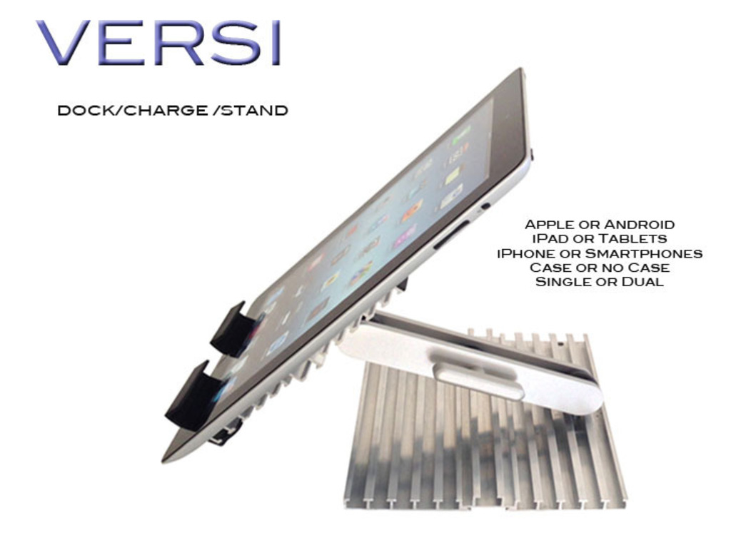 VERSI Docker Stand for iPad, iPhone, Tablets & Smartphones's video poster