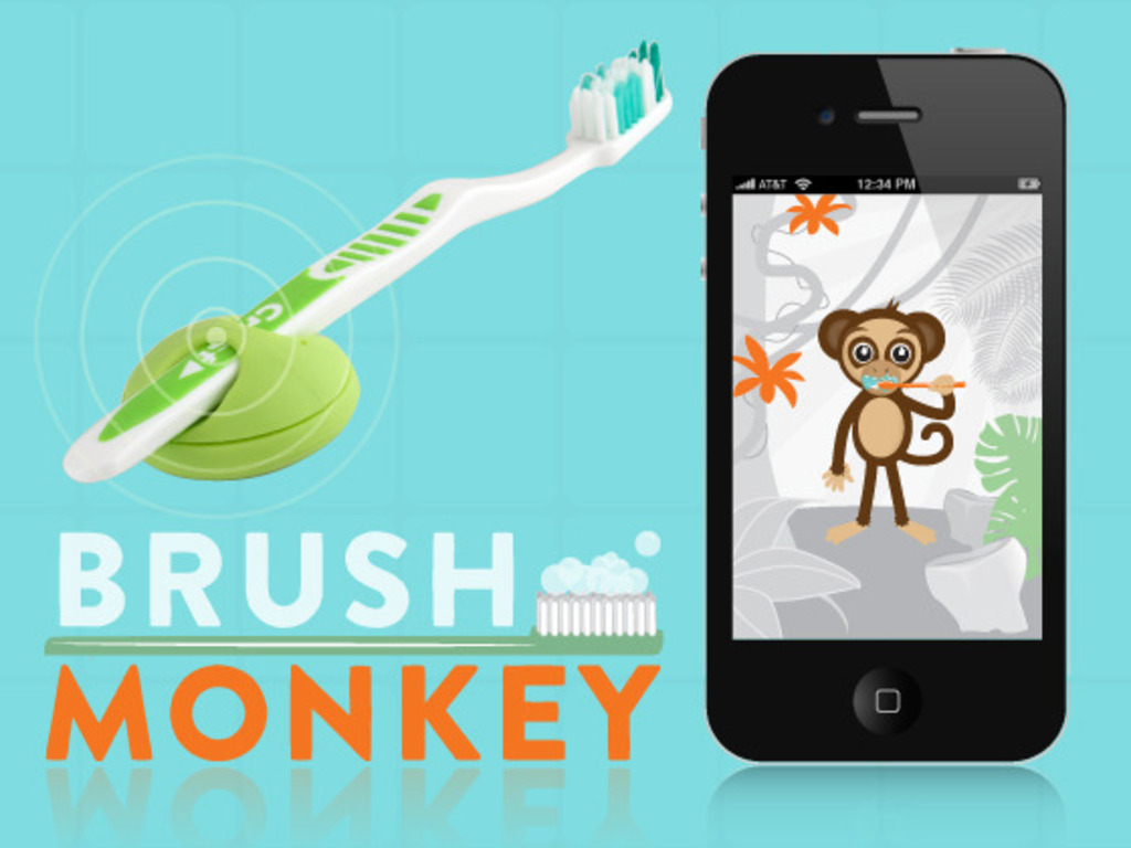 Brush Monkey, Internet-enabled Wireless Toothbrush.'s video poster