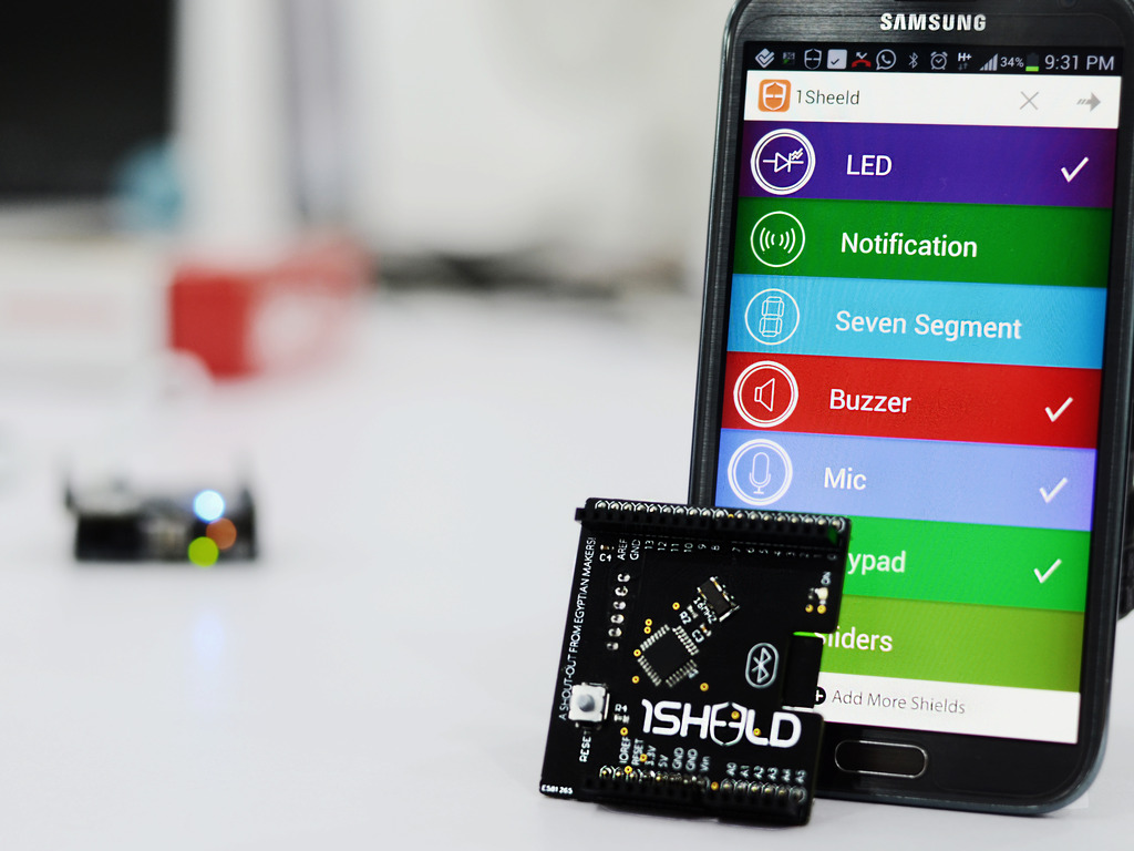 1Sheeld: Replace your Arduino shields with your smartphone!'s video poster