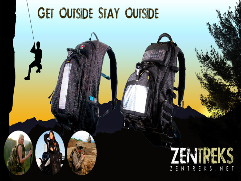 ZenTreks - Solar Powered Backpack/Mobile Power Solutions's video poster