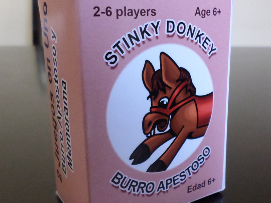 Stinky Donkey Family Cards Game for age 6 and up's video poster